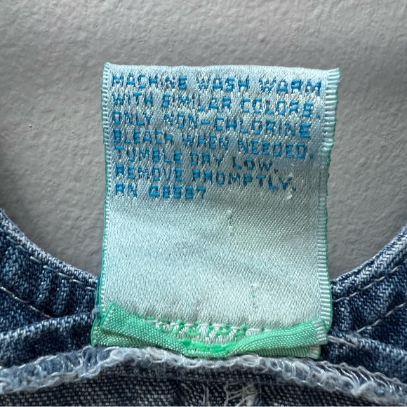 Vintage Sprockets Denim Bubble Ruffle Overall Size 3T - Picture 8 of 12